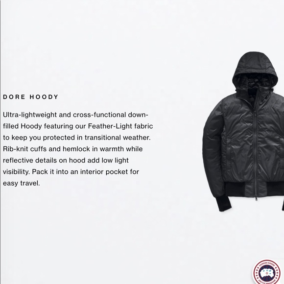 Canada Goose Dore Down packable Hoody Jacket - Picture 5 of 14